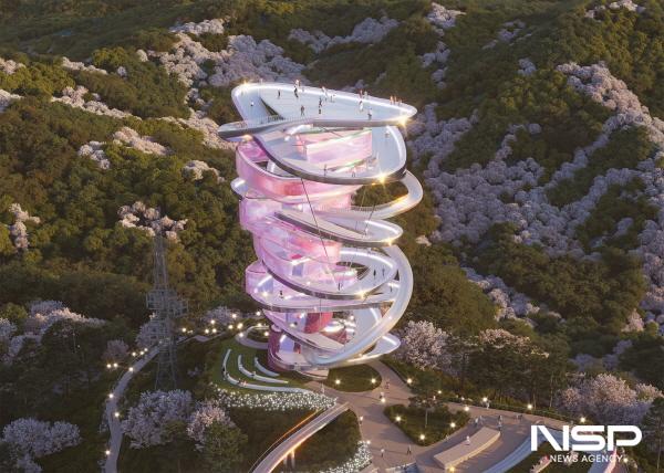 NSP통신-광양 구봉산 체험형 조형물 조감도(案) 최종 디자인은 작가가 구상한 후 자문위원회와 시민위원회를 통한 공론화 과정을 거쳐 확정될 계획이다.