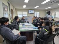 [NSP PHOTO]박경채 군산해경서장, 설 명절 앞두고 치안 현장 점검 분주