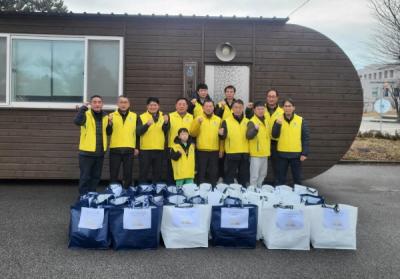 [NSP PHOTO]영암군, 설 명절 앞두고 곳곳에서 이웃돕기 나눔 이어져