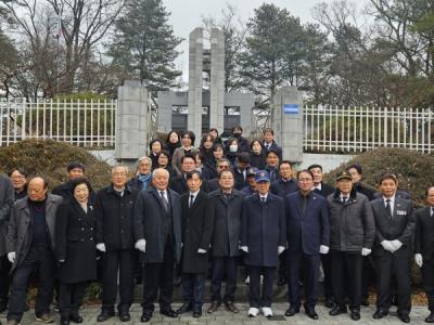 [NSP PHOTO]경북보훈단체협의회, 예천군 충혼탑 찾아 합동 참배 거행.