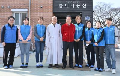 [NSP PHOTO]홍준표 대구시장, 설 명절 맞아 사회복지시설 방문