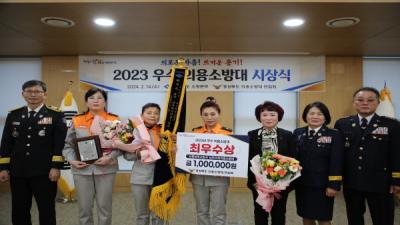 [NSP PHOTO]경북소방본부, 2023년 우수 의용소방대 시상식 개최