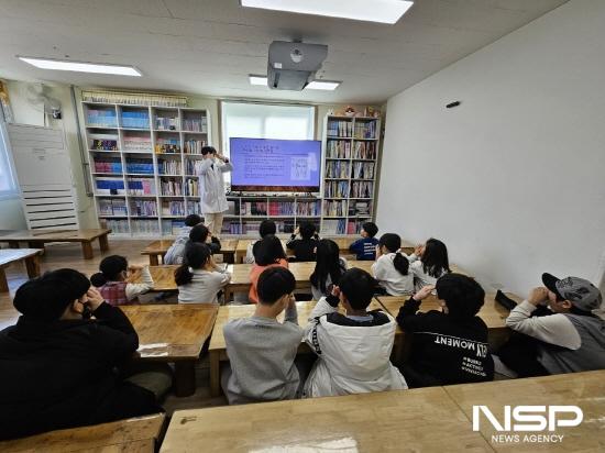 NSP통신-지역아동센터 아동 대상으로 찾아가는 아동 한방 건강주치의 사업 (사진 = 광양시청)