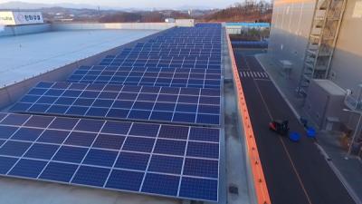 [NSP PHOTO]한화큐셀, 현대자동차 사업장 유휴부지에 20MW 태양광 모듈 공급