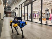 [NSP PHOTO]현대百, 현대프리미엄아울렛 송도점에 4족 보행로봇 스폿 시범 투입