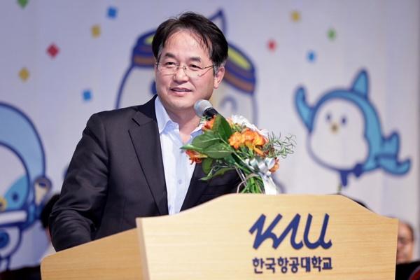 [NSP PHOTO]이동환 고양특례시장, 항공대서 신입생 대상 도전 정신 강조