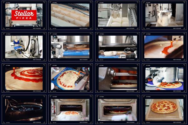 NSP통신-All pizza-making processes are fully automated in Stellar Pizza. (Photo = Hanwha Foodtech)