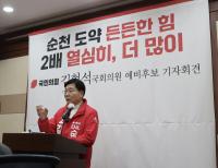[NSP PHOTO]김형석 예비후보, 순천시 발전을 위한 럭키순천 공약 발표