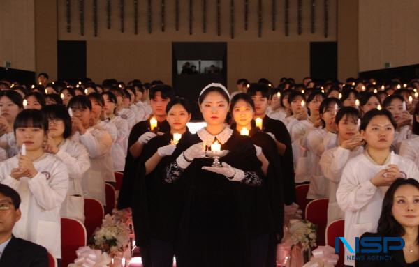 [NSP PHOTO]대구과학대학교 간호학과, 제62회 나이팅게일 선서식 거행