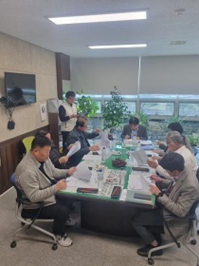 [NSP PHOTO]진안군, 지역 특화품목 비닐하우스 지원사업 심의회 개최