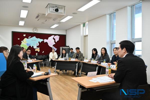 [NSP PHOTO]김광열 영덕군수, 저출생 극복 현장 소통의 날 개최