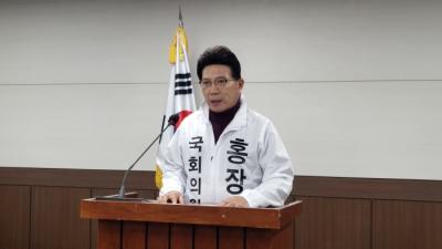 [NSP PHOTO]홍장표 국힘 안산을 예비후보 ,  탈당 및 무소속 출마
