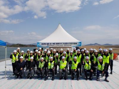 [NSP PHOTO]여수광양항만공사, 광양항 율촌 융·복합 물류단지 조성공사 안전기원제 개최