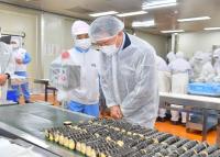 [NSP PHOTO]장성군, 냉동김밥 북미‧유럽시장 공략 나서