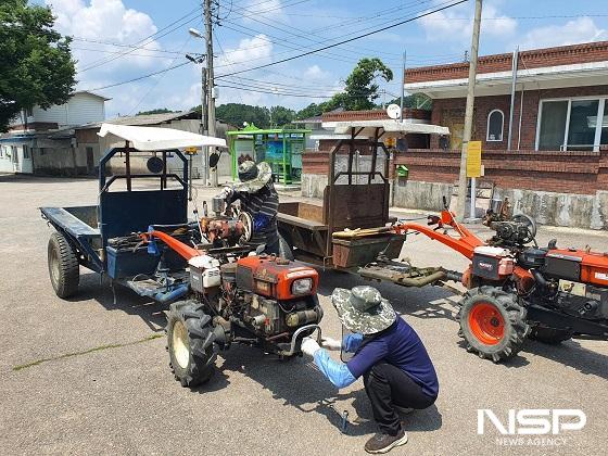 NSP통신-진안군농업기술센터가 본격적인 영농철을 앞둔 지난 19일부터 찾아가는 농기계 순회수리 및 안전교육을 실시하고 있다. (사진 = 진안군)