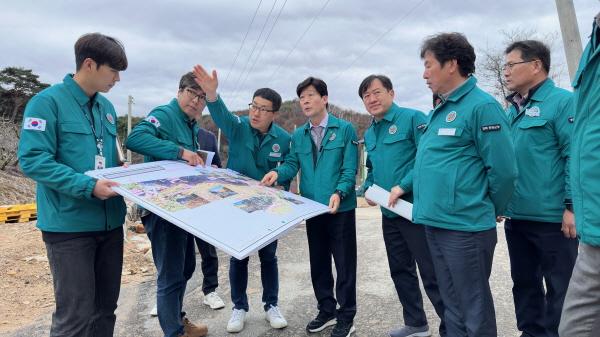 [NSP PHOTO]박성수 경북도 안전행정실장, 봉화군 재해복구 현장 방문 점검