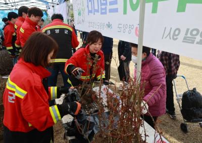 [NSP PHOTO]영양군, 제79회 식목일 기념 나무나누어주기 행사 개최