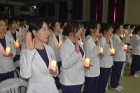 [NSP PHOTO]위덕대학교 간호학과, 예비 간호사  106명 나이팅게일 선서식 가져