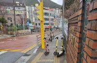[NSP PHOTO]여수시, 무단방치 전동킥보드 견인 조치