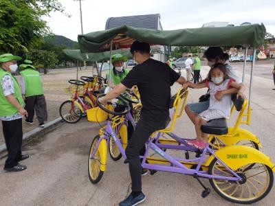 [NSP PHOTO]안동시, 녹색자전거 무료대여사업 본격 운영
