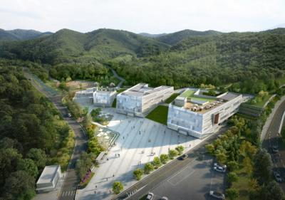 [NSP PHOTO]성남시, 산성공원 숲속 커뮤니티센터 건립 첫 삽