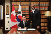 [NSP PHOTO]김진표 국회의장, 퍼거스 캐나다 하원의장과 회담