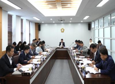 [NSP PHOTO]영천시의회, 4월 19일 전체 의원 정례간담회 개최