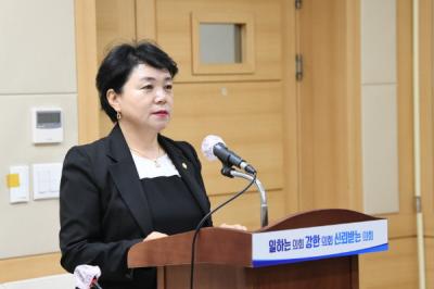 [NSP PHOTO]김미연 순천시의원, 순천시 건축 조례 일부개정 조례안 발의