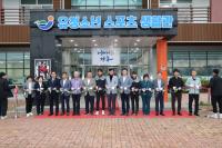 [NSP PHOTO]장흥군, 축구 꿈나무들의 쉼터 유·청소년 스포츠 생활관 개관