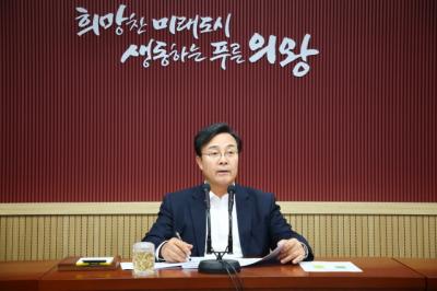 [NSP PHOTO]김성제 의왕시장 민선8기 공약 이행률 72% 순항