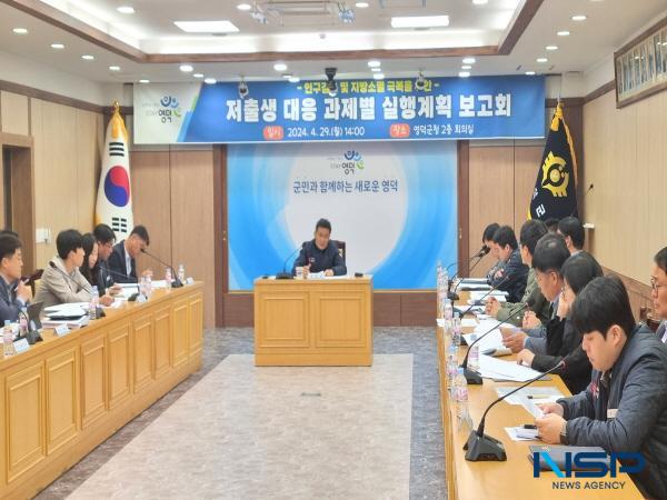 [NSP PHOTO]영덕군, 저출생 대응 과제별 실행계획 보고회 개최