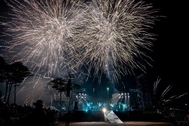 NSP통신-제20회 안산국제거리극축제 불꽃쇼 모습. (사진 = 안산시)