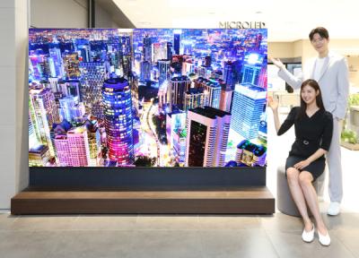 [NSP PHOTO]삼성전자, 114형 마이크로 LED 앞세워 초프리미엄 TV 시장 공략