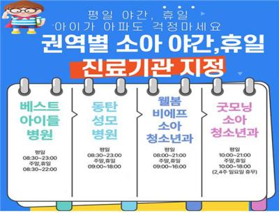 [NSP NEWS Image]화성시 의료대란 걱정말고 소아 진료 받으세요
