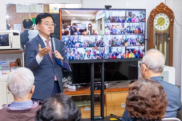 [NSP PHOTO]서울시 강서구, 공항동 다솔경로당 조성 기념행사 개최