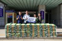 [NSP PHOTO]카피에스스토리, 부천시에 친환경 쌀 100포 기탁