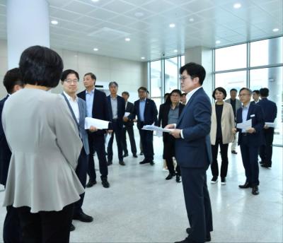 [NSP PHOTO]경제시장 김병수, 김포제조융합혁신센터 사전점검 실시