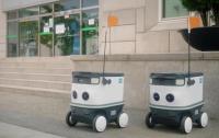 [NSP PHOTO]성남시, 전국 지자체 최초 실외 자율주행 로봇 배달 서비스