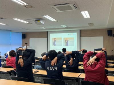 [NSP NEWS Image]여수광양항만공사 여수엑스포 사업장 근골격계 질환 예방교육 실시