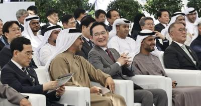 [NSP PHOTO]이재용·최태원·정의선 등 재계 총수들 UAE 대통령 회동…300억달러 투자 방안 논의될까