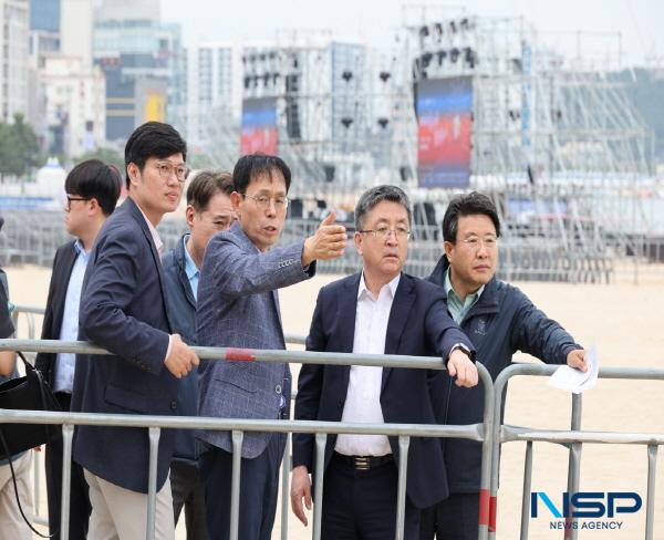 [NSP PHOTO]포항국제불빛축제, 안전 축제 만들기에 총력...현장 합동점검 실시