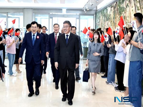 [NSP PHOTO]중국 츠저우시 대표단, 경주 방문