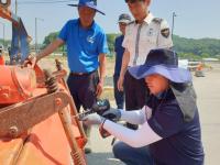 [NSP PHOTO]한국교통안전공단-여주경찰서, 농기계 안전사고 예방 나서