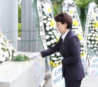 [NSP PHOTO]권향엽 국회의원, 제69회 현충일 추념식 참석