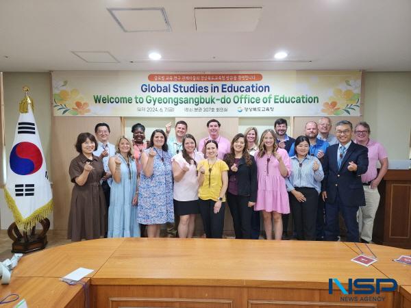 [NSP PHOTO]미국 글로벌 연구 교육관계자, 경북교육청 방문