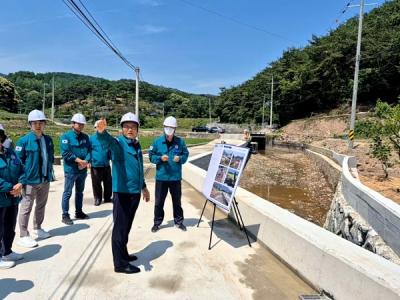 [NSP PHOTO]곡성군,  자연재난 대비 현장점검 실시