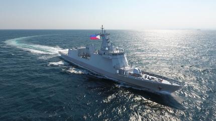 NSP통신-HD현대중공업이 2020년 필리핀 해군에 인도한 호위함인 호세리잘함 운항 모습. (사진=HD현대)