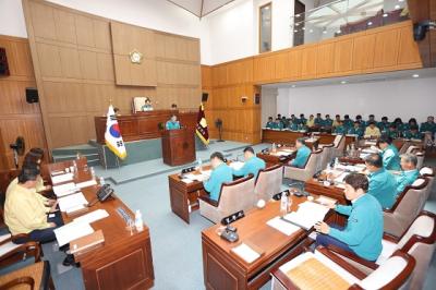 [NSP PHOTO]부안군의회 2024년도 군정질문 실시