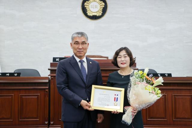 [NSP PHOTO]울릉군의회 한종인 부의장, 대한민국 지방의정 봉사상 수상