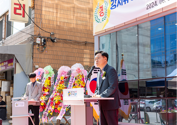 [NSP PHOTO]진교훈 강서구청장, 강서유통단지 고객지원센터 개관식 참석